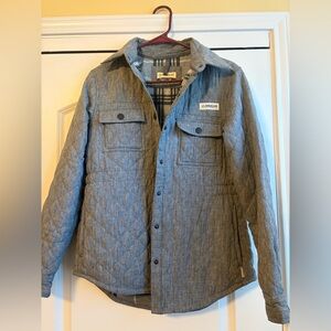 Magellan Outdoors Quilted Blue Shirt Jacket XS